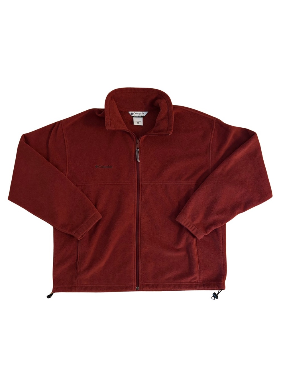 Columbia Full-Zip Fleece Jacket - Rust Red